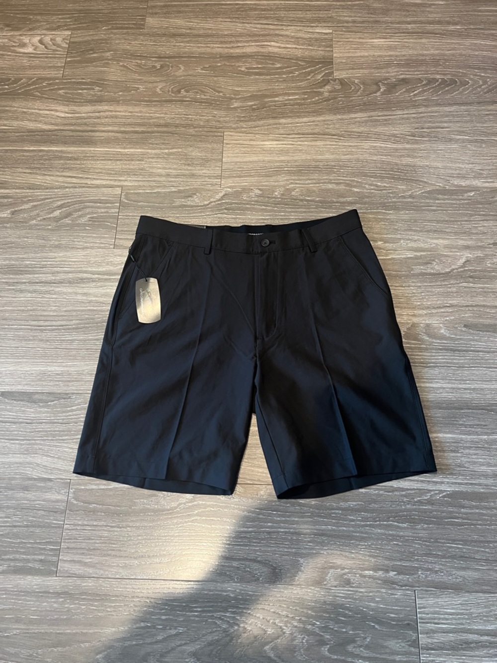 Greg Norman Collection Men's Black Performance Golf Shorts